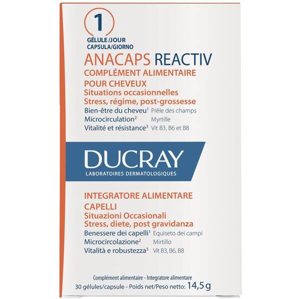 ducray anacaps reactiv integratore capelli 30 capsule