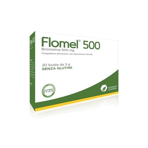 esserre pharma srl flomel 500 integratore antinfiammatorio 20 bustine