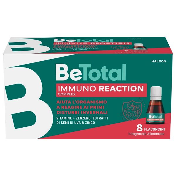 be-total immuno reaction integratore alimentare difese immunitarie vitamina c 8 flaconcini
