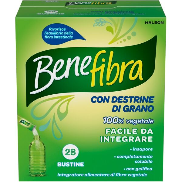 benefibra polvere integratore intestino fibre vegetali gonfiore addominale colon irritabile 28 bustine