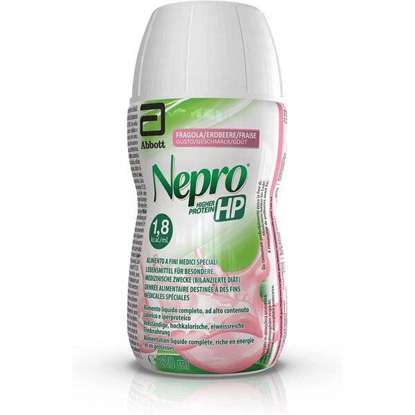 abbott nepro hp alimento iperproteico gusto fragola 220ml