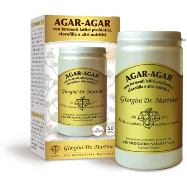 dr. giorgini agar agar integratore fermenti lattici e clorofilla polvere 150g