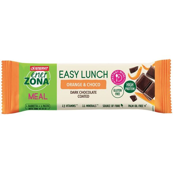 enervit enerzona easy lunch barretta proteica gusto orange & choco 58g