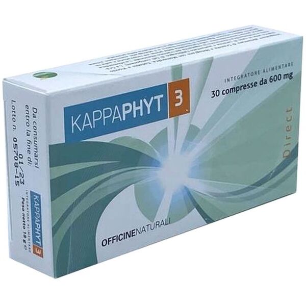 officine naturali kappaphyt 3 integratore difese immunitarie 30 compresse