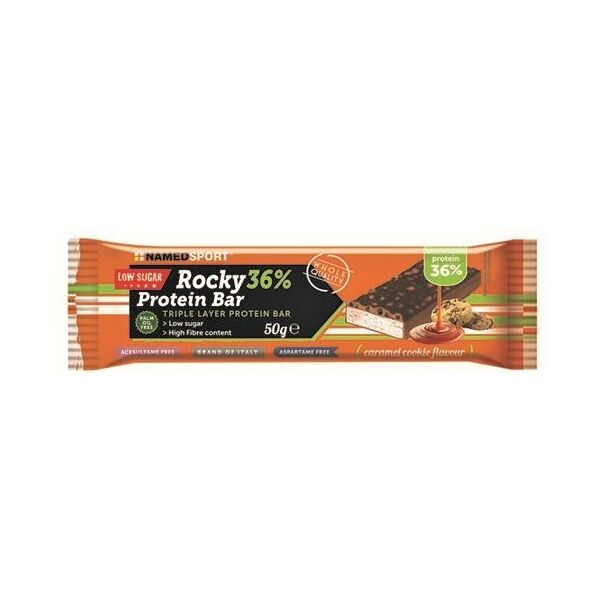 named sport rocky 36% barretta proteica caramello 50g