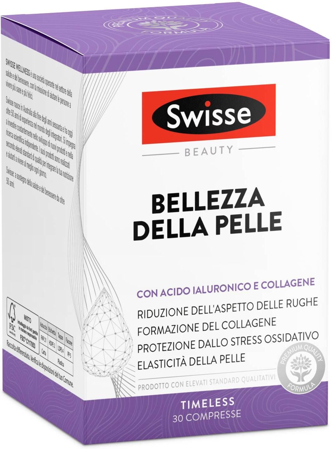 swisse bellezza integratore pelle 30 compresse