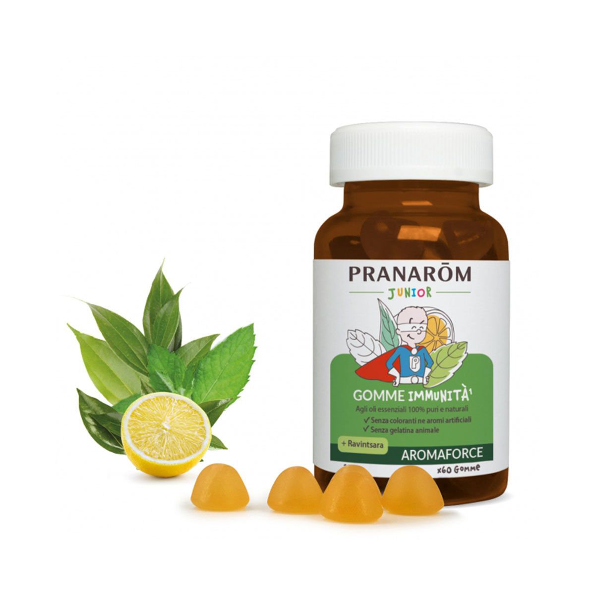 pranarom aromaforce gomme immunità junior 45g