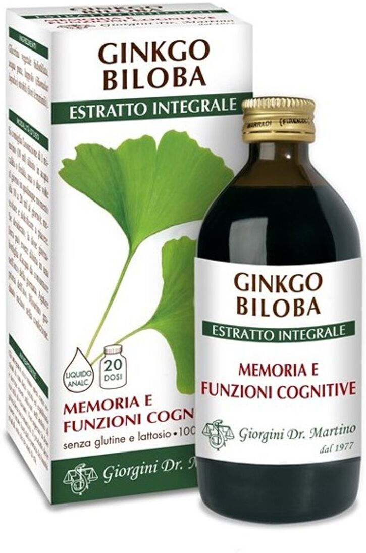 giorgini ginkgo biloba estratto integrale integratore memoria 200ml