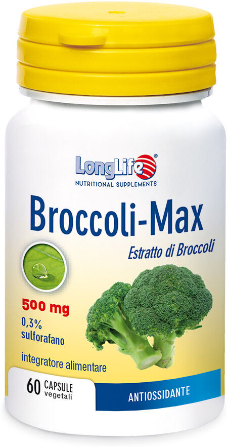 longlife broccoli max estratto di broccoli antiossidante 60 capsule