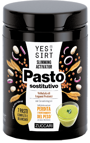 zuccari yes sirt slimming activator pasto sostitutivo vellutata di legumi proteici 364g