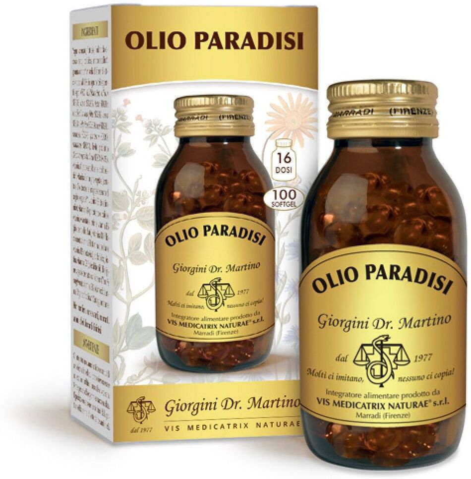 dr.giorgini olio paradisi integratore antiossidante 100 softgel