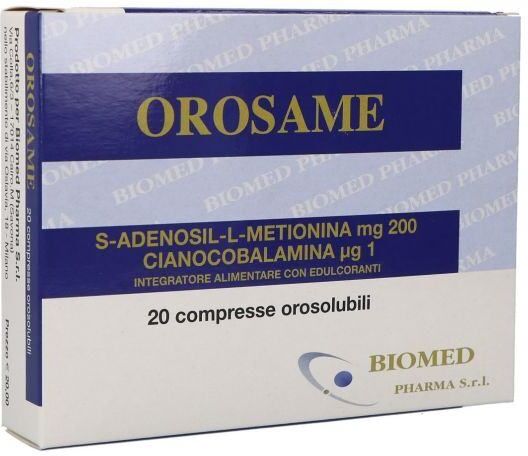 biomed pharma srl orosame integratore umore 20 compresse