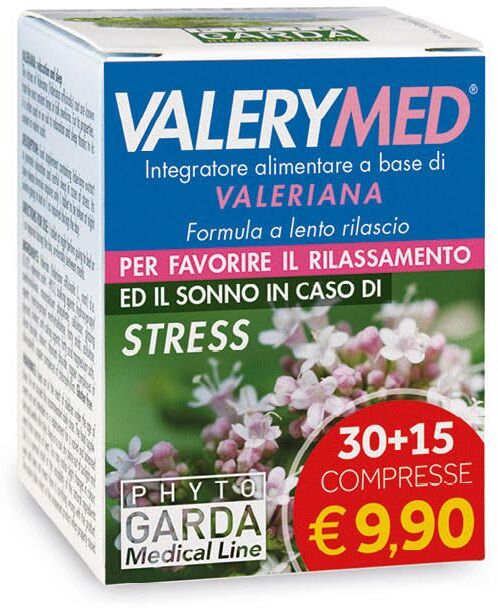 phyto garda valerymed integratore rilassamento 45 compresse