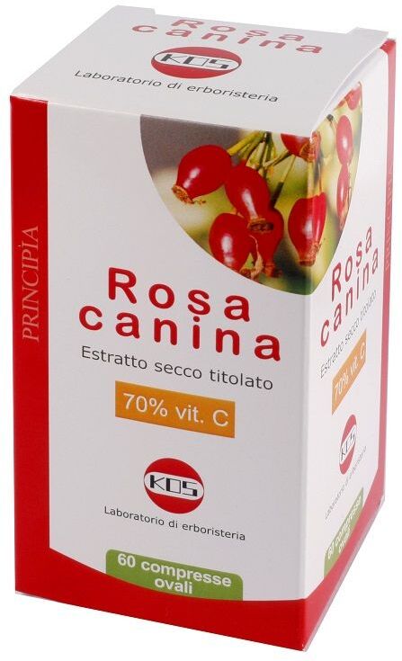 kos - laboratorio di erboristeria estratto secco di rosa canina integratore sistema immunitario 60 compresse