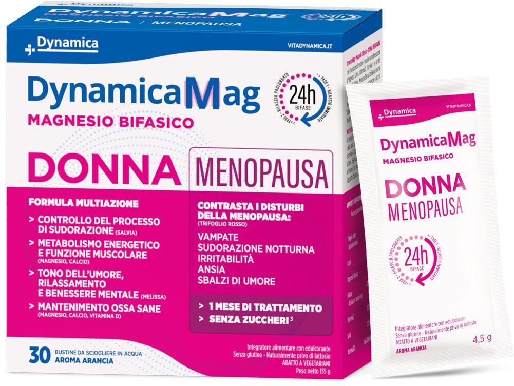 dynamicamag donna menopausa integratore salino 30 bustine