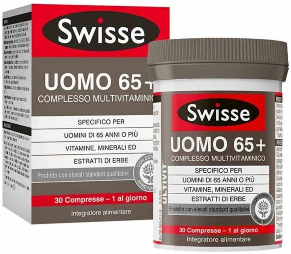 swisse uomo 65+ integratore multivitaminico 30 compresse