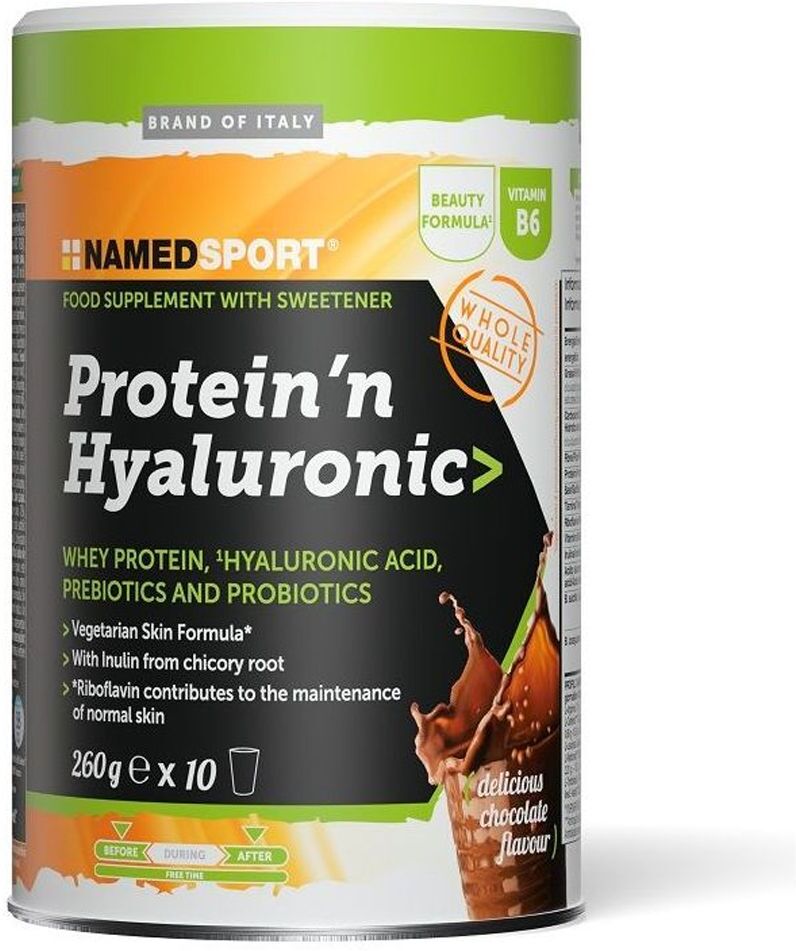 named sport protein'n hyaluronic delicious proteine del latte 260g