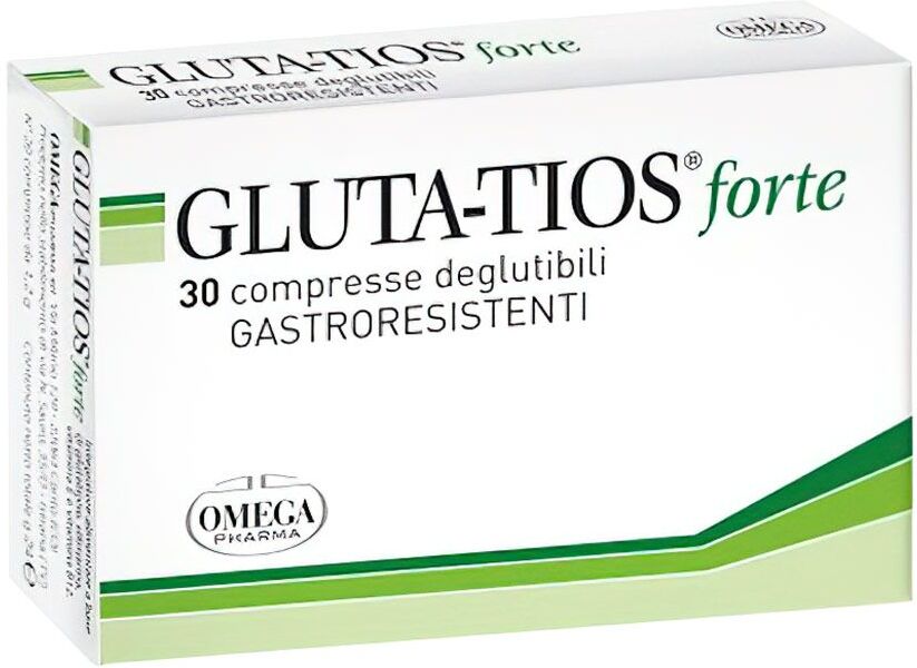 omega pharma glutatios forte integratore fegato 30 compresse