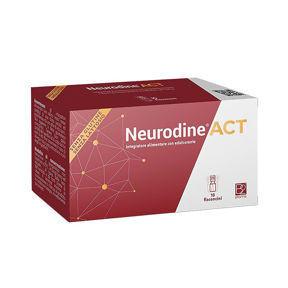 b2pharma srl neurodine act integratore sistema nervoso 10 flaconi