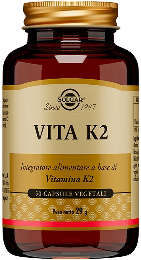 solgar vita k2 integratore ossa 50 capsule vegetali