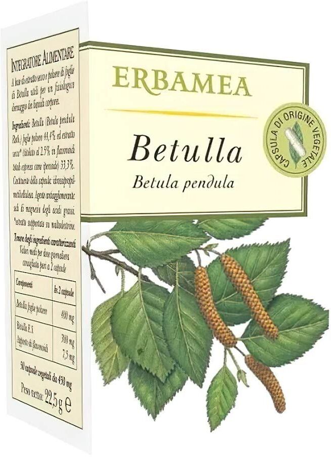 erbamea betulla integratore drenante 50 opercoli