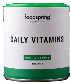 foodspring daily vitamins integratore multivitaminico 100 capsule