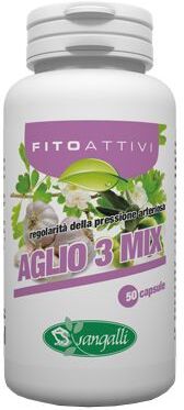 sangalli fitoattivi aglio 3 mix integratore 50 capsule