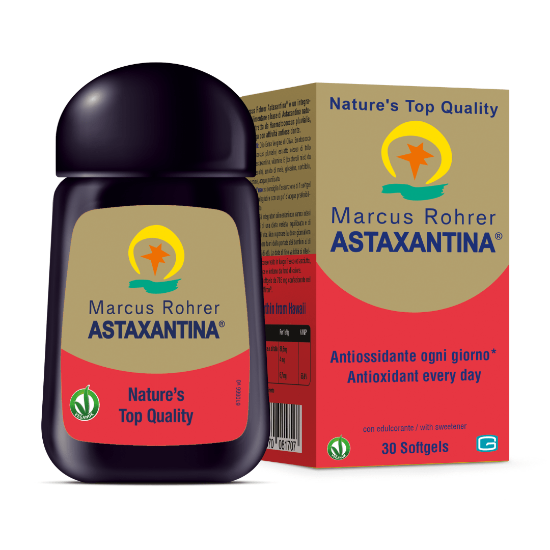 marcus rohrer astaxantina integratore antiossidante 30 softgel