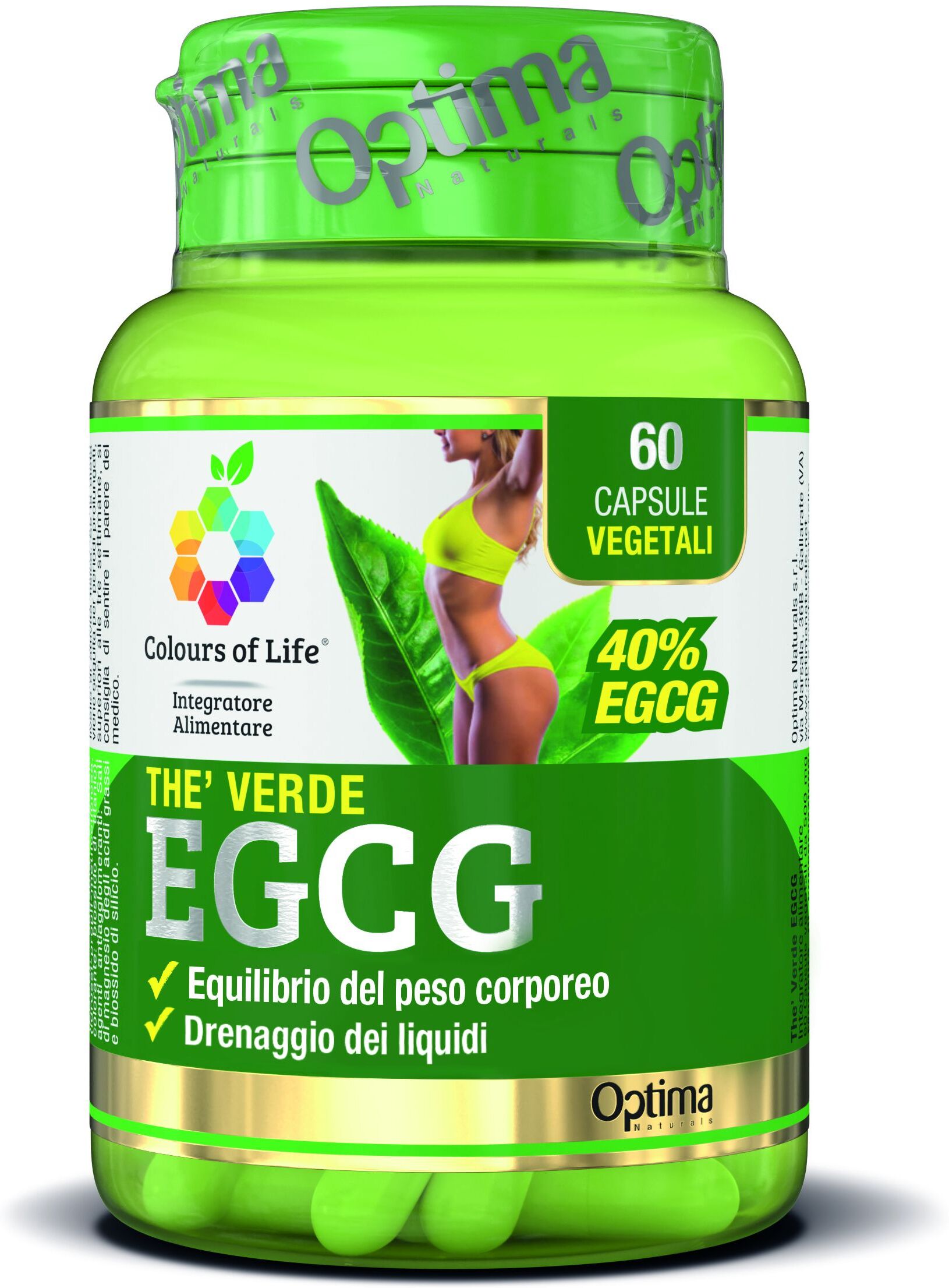 colours of life the verde ecgc integratore drenante 60 capsule