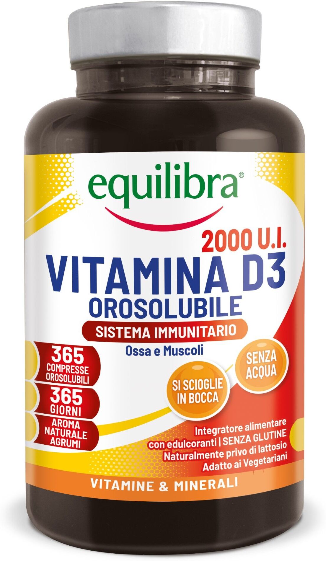 equilibra vitamina d3 orosolubile integratore 365 compresse