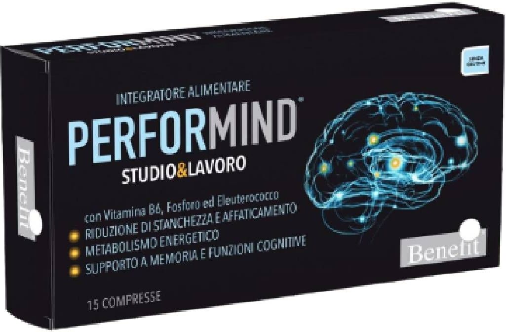 benefit performind integratore studio e lavoro 15 compresse