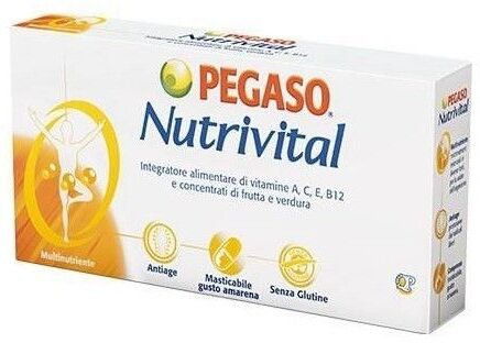 schwabe pharma italia nutrivital integratore di frutta e verdura 30 compresse masticabili