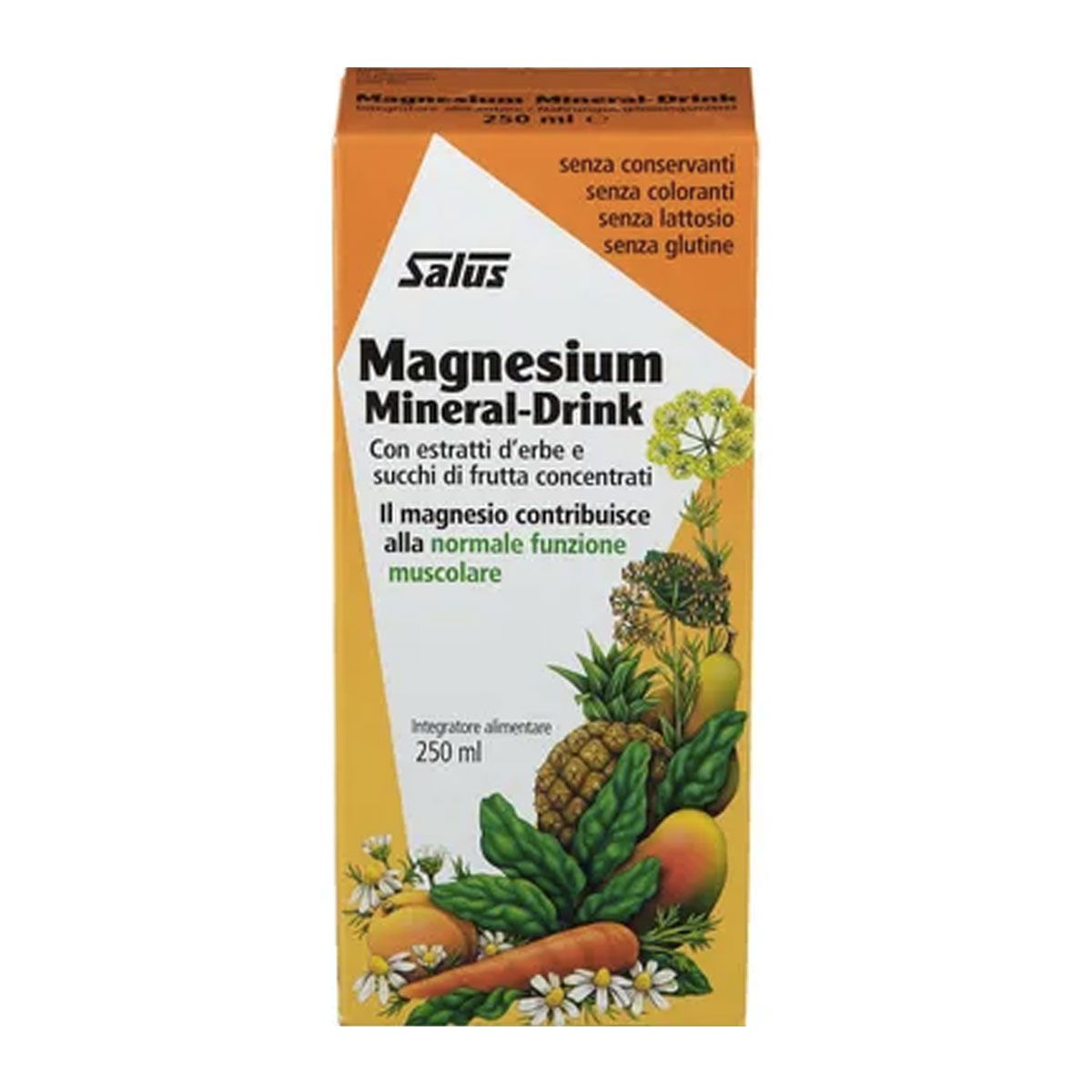 salus haus magnesium mineral drink integratore di magnesio 250ml