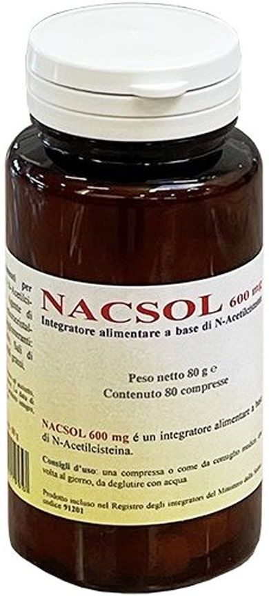 s.g.a. lab. srl nacsol integratore polivalente 80 compresso