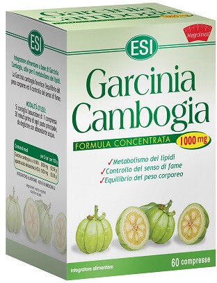 esi garcinia cambogia integratore peso corporeo 60 compresse