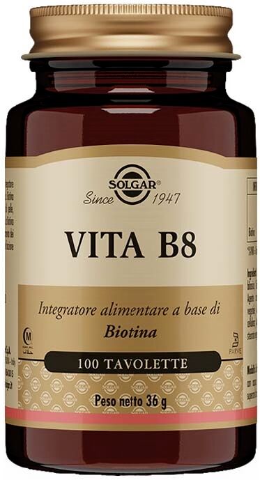 solgar vita b8 integratore di biotina 100 tavolette