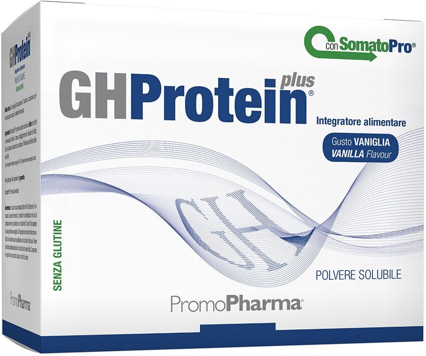 promopharma gh protein plus neutro vaniglia integratore aminoacidi 20 bustine