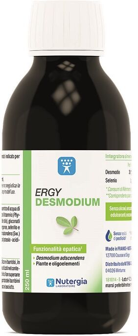 laboratori nutergia ergydesmodium integratore alimentare 250ml