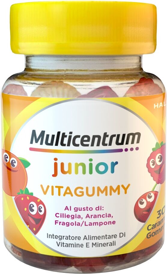 multicentrum vitagummy integratore vitamine minerali bambini 3+ vitamina d iodio ferro 30 caramelle