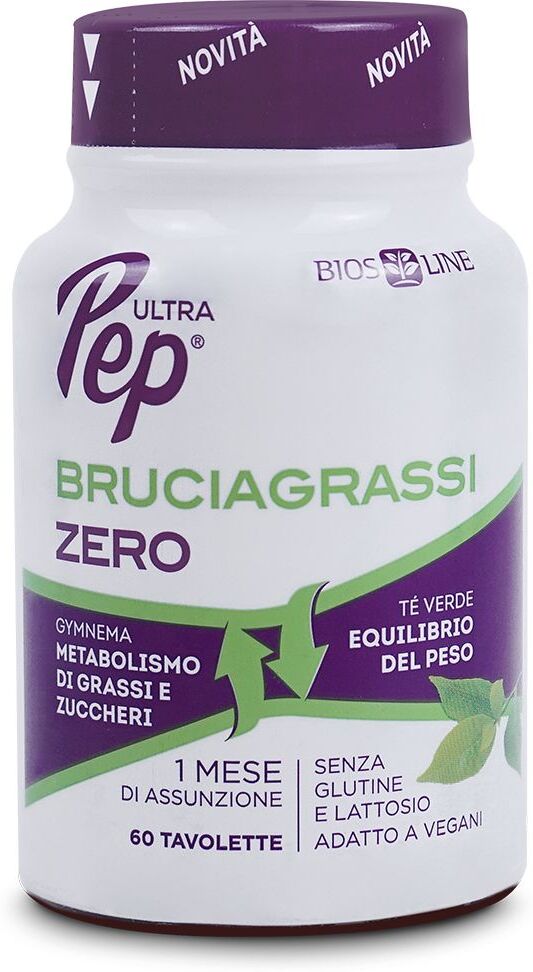 bios line ultra pep bruciagrassi zero integratore peso corporeo 60 tavolette