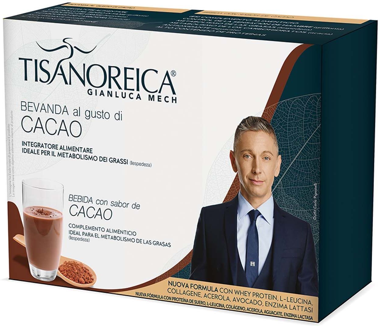 gianluca mech tisanoreica bevanda cacao 4 buste