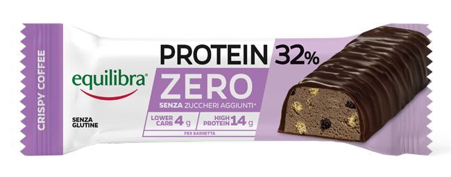 equilibra protein 32% zero crispy coffee barretta 45g