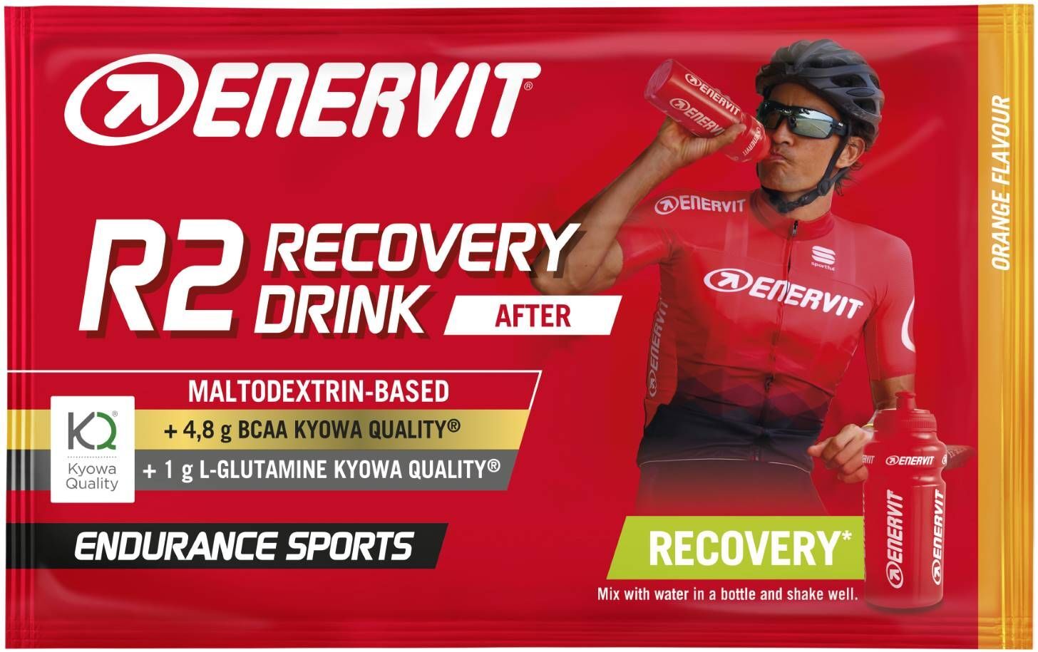 enervit r2 recovery drink buste integratore energetico gusto arancia 50g