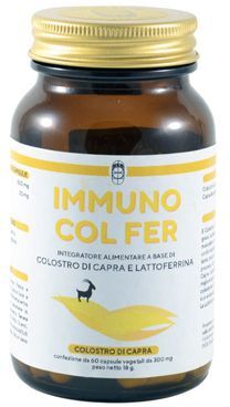 punto salute e benessere immuno col fer integratore colostro di capra 60 capsule