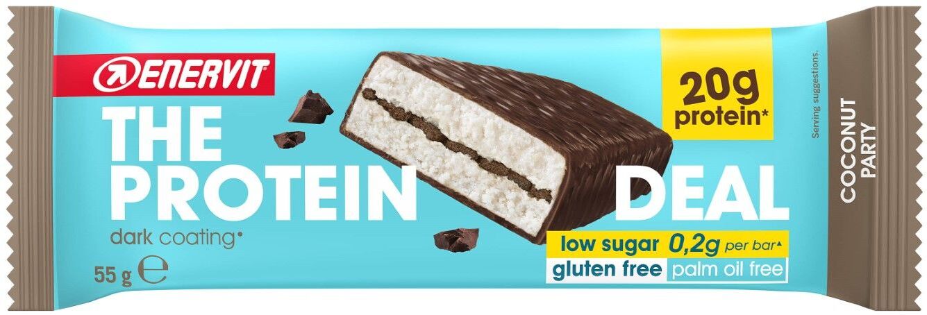 enervit the protein deal bar barretta proteica gusto coconut party 55g