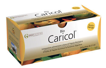 green remedies bio caricol integratore digestione gusto mango 20 bustine