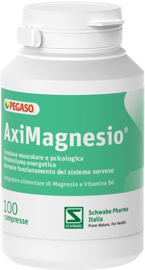 schwabe pharma italia aximagnesio integratore alimentare 100 compresse