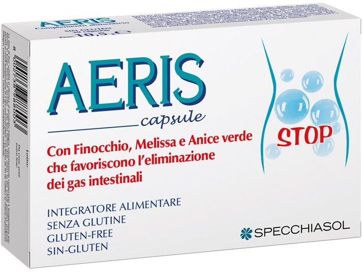 specchiasol aeris integratore gas intestinali 30 capsule