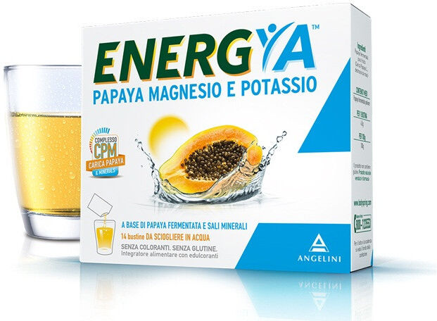 energya papaya fermentata magnesio e potassio integratore alimentare 14 bustine