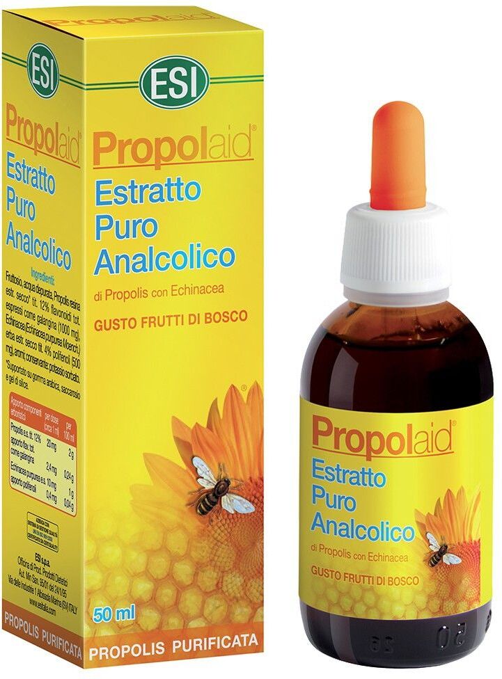 esi propolaid estratto puro analcolico integratore difese immunitarie 50ml